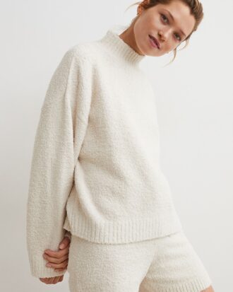 Fluffy-knit Sweater